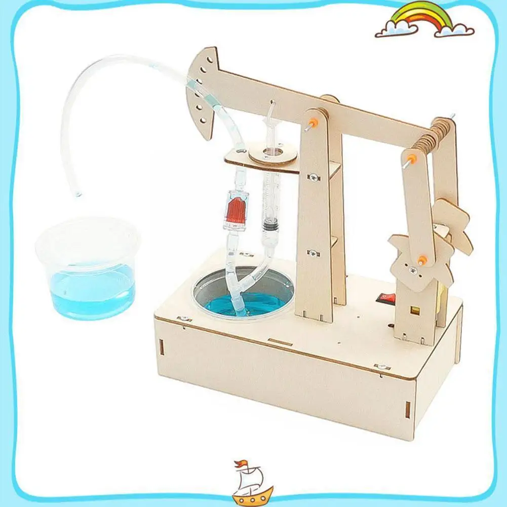 Diy Pumping Unit Model Stem Science Experiment Kit Children Educational Project School Electric Toys Building Wood Fun P6s7
Diy Pumping Unit Model Stem Science Experiment Kit Children Educational Project School Electric Toys Building Wood Fun P6s7