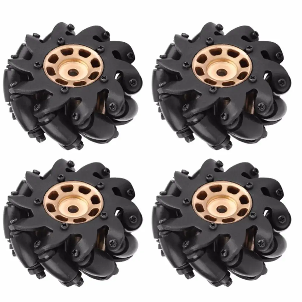 2PCS Remote Control Car Tires Omnidirectional Drive Wheel Rubber Mini Tire Kit RC Toy Accessories For Mecanum Wheels | Игрушки и хобби