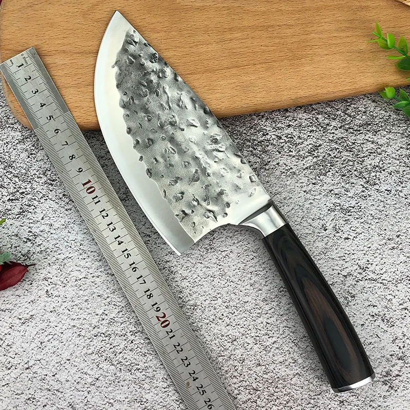 Wood Handle Chinese Knives Butcher Knife Handmade Forged Meat Cleaver Chopping Knife Cooking Kitchen Knives Slaughter Tools
Wood Handle Chinese Knives Butcher Knife Handmade Forged Meat Cleaver Chopping Knife Cooking Kitchen Knives Slaughter Tools