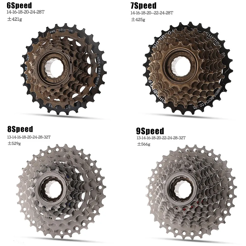 Bike Freewheel 6s/7s/8/9 Speed MTB Rotating Thread Freewheel Cassette Steel Outdoor Cycling Bicycle Sprocket Parts Accessories
Bike Freewheel 6s/7s/8/9 Speed MTB Rotating Thread Freewheel Cassette Steel Outdoor Cycling Bicycle Sprocket Parts Accessories