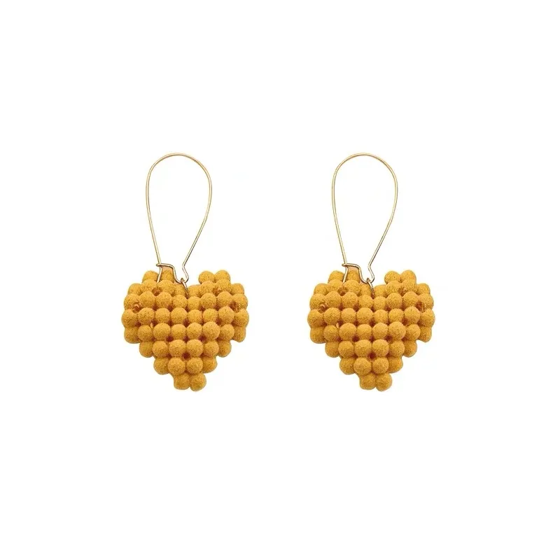 New Plush Loving Heart Earrings Korean Personality High Grade Sense Internet Influencer Long Earrings Female Sweet Girl Ear
New Plush Loving Heart Earrings Korean Personality High Grade Sense Internet Influencer Long Earrings Female Sweet Girl Ear
