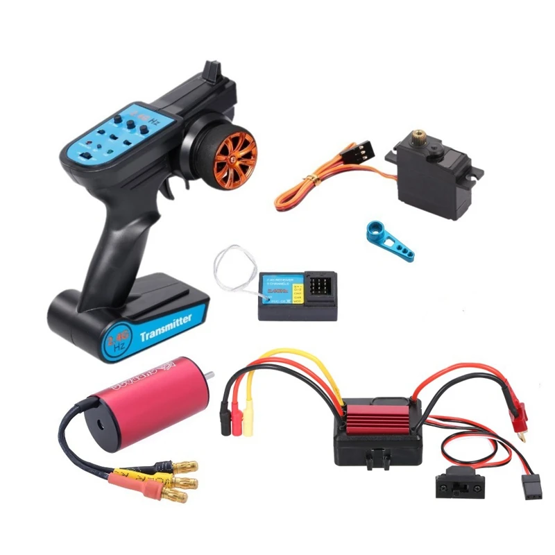 Brushless Upgrades Kit Motor ESC Receiver Remote Controller Servo Set for WLtoys A959 A959-B A979-B RC Car Spare Parts
Brushless Upgrades Kit Motor ESC Receiver Remote Controller Servo Set for WLtoys A959 A959-B A979-B RC Car Spare Parts
