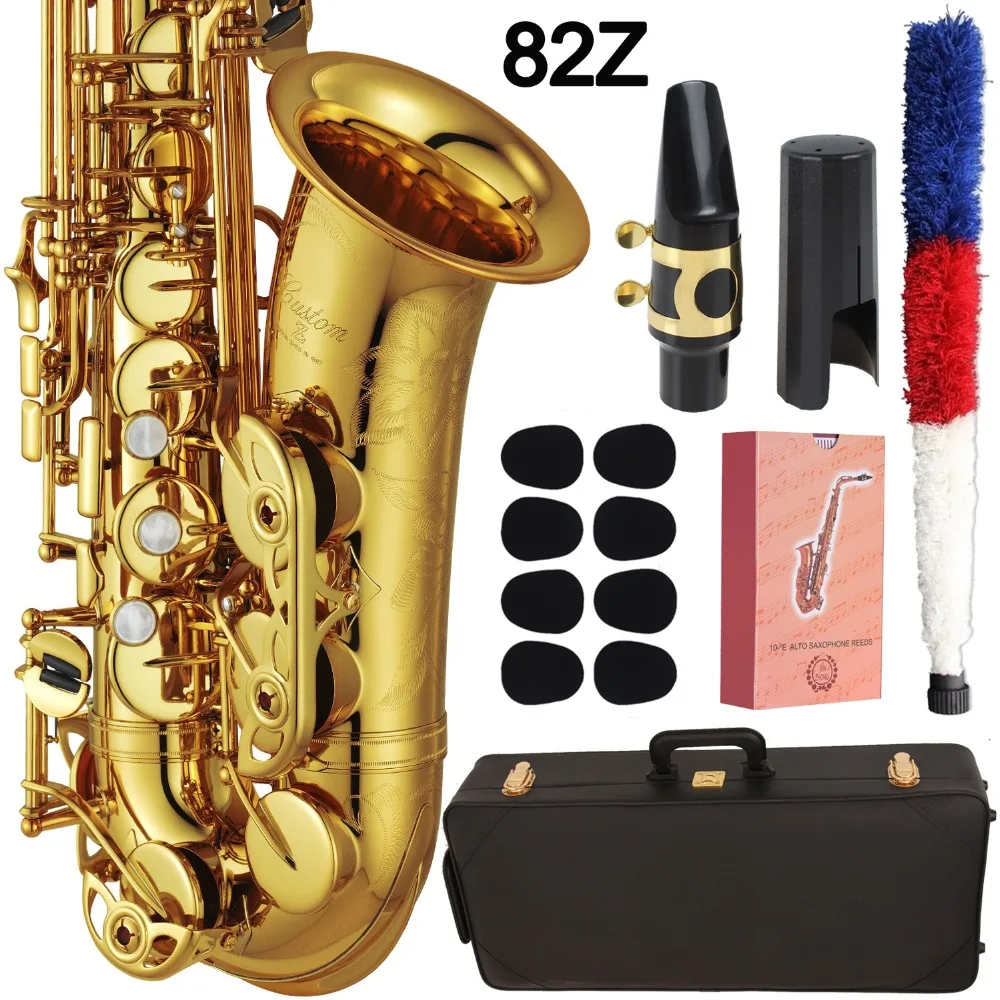 MFC Saxophone Alto 82Z Professional Alto Sax Custom 82Z Series High Saxophone Gold Lacquer With Mouthpiece Reeds Neck Case
MFC Saxophone Alto 82Z Professional Alto Sax Custom 82Z Series High Saxophone Gold Lacquer With Mouthpiece Reeds Neck Case