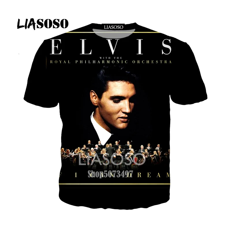 Футболка Elvis Presley Мужская в винтажном стиле крутая тенниска хип хоп классические