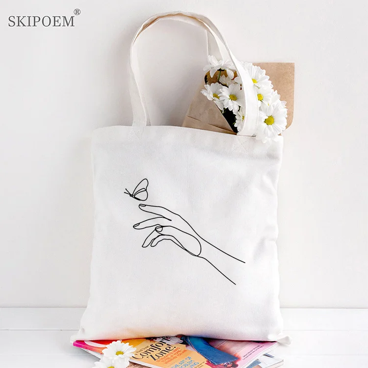 Beach Shoulder Tote Canvas Bag Shopper Bags White Large Capacity Handbags Women's Butterfly Art Aesthetic Casual Teacher Gift
Beach Shoulder Tote Canvas Bag Shopper Bags White Large Capacity Handbags Women's Butterfly Art Aesthetic Casual Teacher Gift