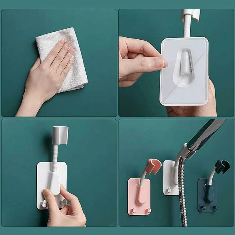 360 Shower Head Holder Adjustable Self-Adhesive Showerhead Bracket Wall Mount With 2 Hooks Stand SPA Bathroom Universal ABS 1pc
360 Shower Head Holder Adjustable Self-Adhesive Showerhead Bracket Wall Mount With 2 Hooks Stand SPA Bathroom Universal ABS 1pc