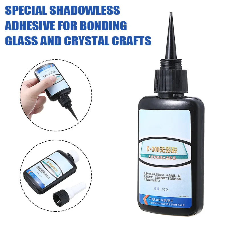 1 Bottle New K-300 50ml UV Glue UV Curing Adhesive Large Area Glass Bonding Glue For Glass Crystal Crafts
1 Bottle New K-300 50ml UV Glue UV Curing Adhesive Large Area Glass Bonding Glue For Glass Crystal Crafts
