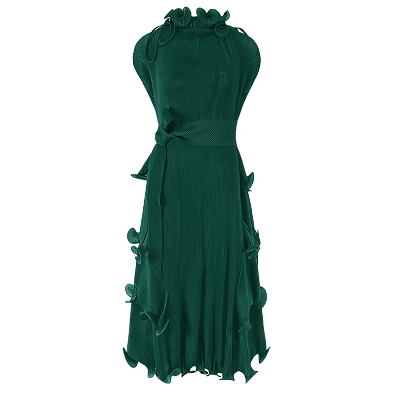 Solid Dress For Women Ruffled Collar Short Sleeve High Waist Mid Ruched Oversize Dresses Females Fashion Clothing 2021
Solid Dress For Women Ruffled Collar Short Sleeve High Waist Mid Ruched Oversize Dresses Females Fashion Clothing 2021
