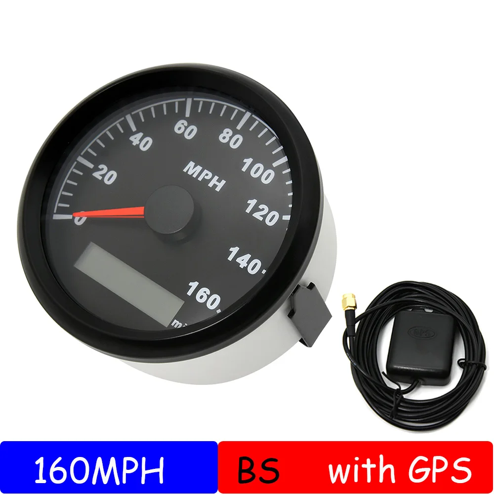 85MM Car GPS Speedometer Gauge 0-160MPH GPS Speed Meter With GPS Antenna Red Backlight For Boat Marine Truck Odometer SpeedMeter
85MM Car GPS Speedometer Gauge 0-160MPH GPS Speed Meter With GPS Antenna Red Backlight For Boat Marine Truck Odometer SpeedMeter