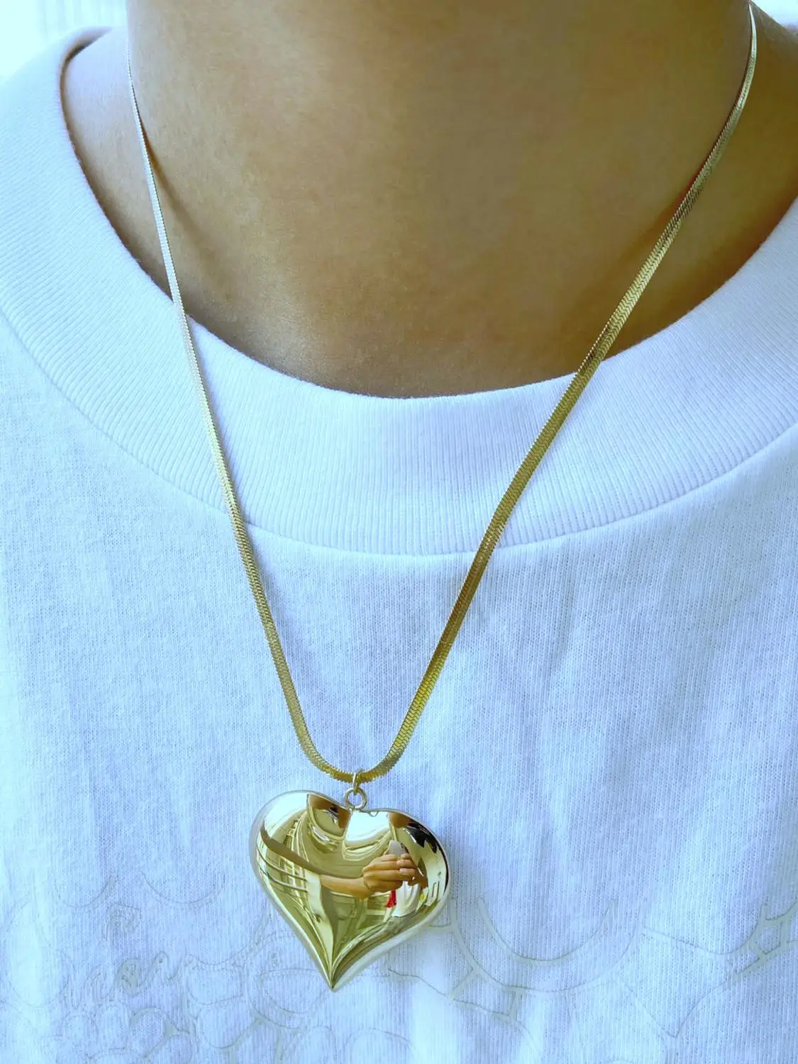 Great Love Fashion New Goddess Luxury Women Necklace Gold Color Luxe Jewelry Stainless Steel
Great Love Fashion New Goddess Luxury Women Necklace Gold Color Luxe Jewelry Stainless Steel