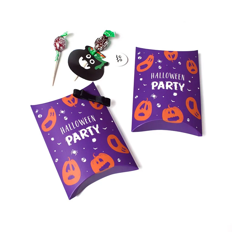 10PCS Halloween Pillow Shape Gift Box Paper Candy Box Party Favor Trick or Treat Party Decoration Supplies Terror Pumpkin Ghost
10PCS Halloween Pillow Shape Gift Box Paper Candy Box Party Favor Trick or Treat Party Decoration Supplies Terror Pumpkin Ghost