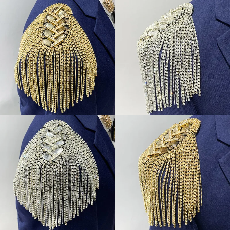 one piece breastpin tassels shoulder board mark knot Epaulet patch metal patches badges applique patch for clothing DE-2560
one piece breastpin tassels shoulder board mark knot Epaulet patch metal patches badges applique patch for clothing DE-2560