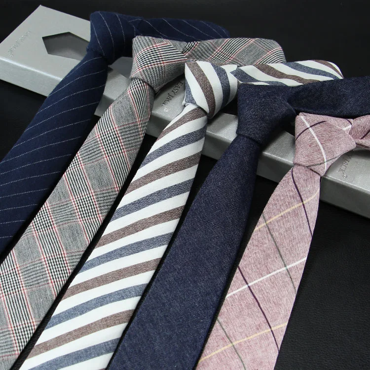 Mens Tie Narrow Version of Cotton and Linen Necktie Male 6cm Formal Wear Business Casual Professional Work Check Father's Gift
Mens Tie Narrow Version of Cotton and Linen Necktie Male 6cm Formal Wear Business Casual Professional Work Check Father's Gift