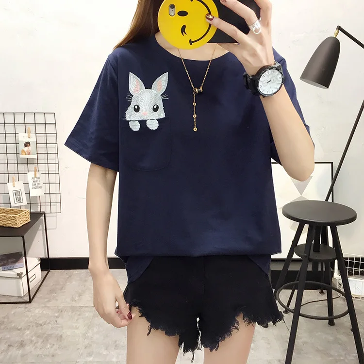 NEW High-quality classic summer soft breathable women's leisure short-sleeved T-shirt
NEW High-quality classic summer soft breathable women's leisure short-sleeved T-shirt
