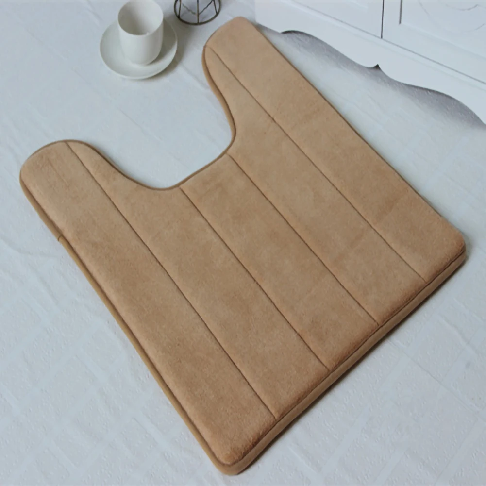 New U-shaped Bathroom Anti-skid Floor Mat Toilet Mat Toilet Absorbent Non-slip Floor Carpets Bathroom Supplies 50*60*1.2cm
New U-shaped Bathroom Anti-skid Floor Mat Toilet Mat Toilet Absorbent Non-slip Floor Carpets Bathroom Supplies 50*60*1.2cm