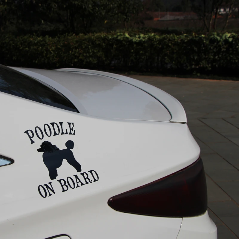 BEMOST 16*16.7CM Cute POODLE ON BOARD Reflective Car Styling Stickers Creative Cartoon Car Window Decals Auto Accessories
BEMOST 16*16.7CM Cute POODLE ON BOARD Reflective Car Styling Stickers Creative Cartoon Car Window Decals Auto Accessories