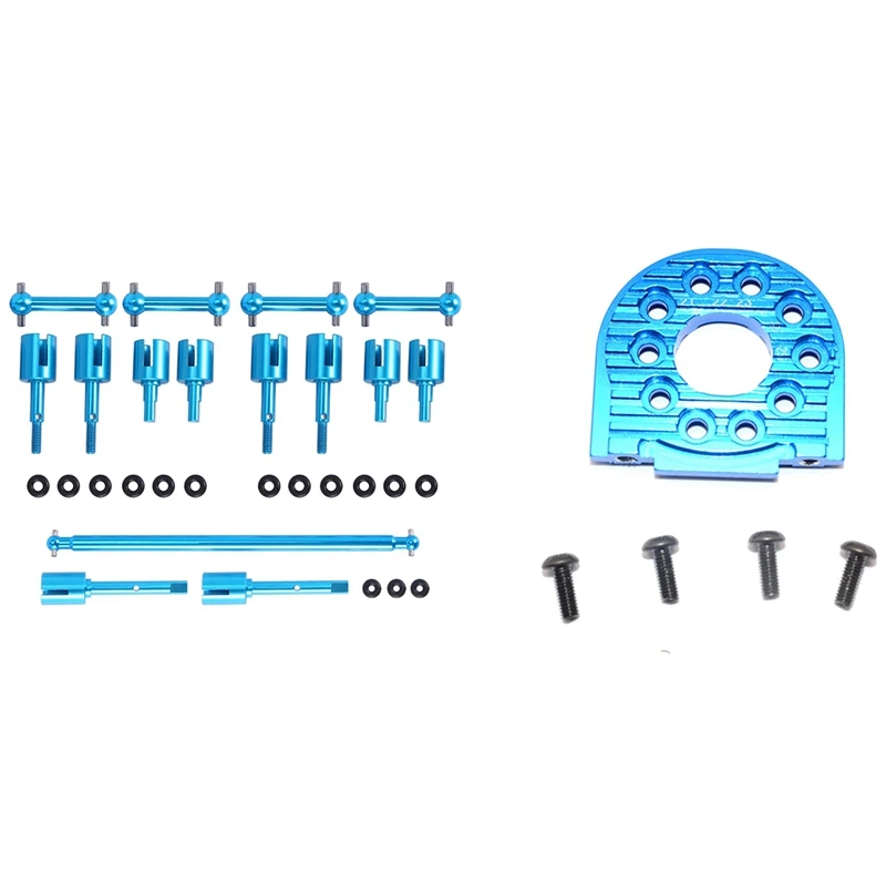 2 Set RC Car Part: 1 Set Aluminum Alloy 16T-25T Motor Mount Plate Radiator & 1 Set Axle Thruster Bushing Kit
2 Set RC Car Part: 1 Set Aluminum Alloy 16T-25T Motor Mount Plate Radiator & 1 Set Axle Thruster Bushing Kit