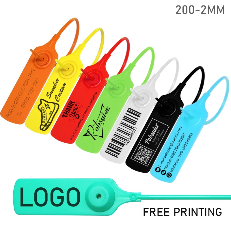

100 шт., пластиковые защитные этикетки для обуви и сумок, 200-2