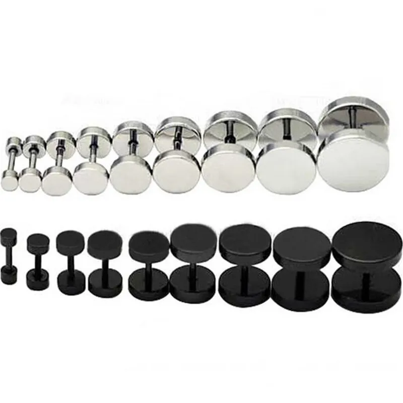 1 Piece Fashion Gold Black Color Stainless Steel Earrings Women Men's Barbell Dumbbell Punk Gothic Stud Earring For men
1 Piece Fashion Gold Black Color Stainless Steel Earrings Women Men's Barbell Dumbbell Punk Gothic Stud Earring For men