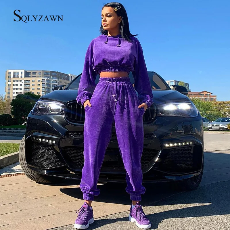 Fluffy Sweatsuit Women Autum Wram Cropped Long Sleeve Hooded Tops Harem Pants Set Soft Fleece Sportswear Solid Tracksuit Outfits
Fluffy Sweatsuit Women Autum Wram Cropped Long Sleeve Hooded Tops Harem Pants Set Soft Fleece Sportswear Solid Tracksuit Outfits