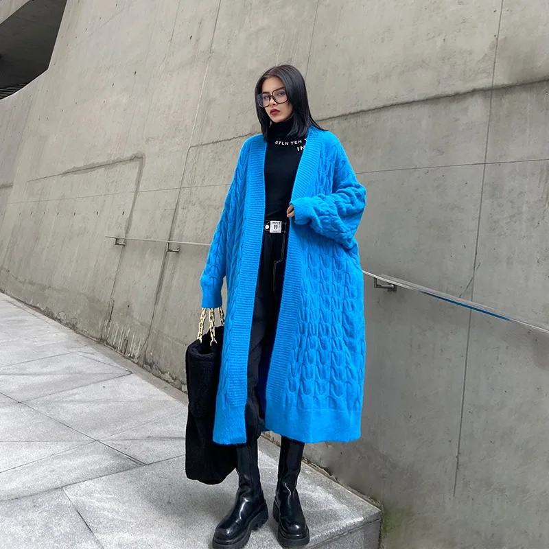 Thick Oversize Sweater Woman Cardigan Long Sleeve Outwear Women's Sweaters Autumn Winter New Loose Sweater Female Pull
Thick Oversize Sweater Woman Cardigan Long Sleeve Outwear Women's Sweaters Autumn Winter New Loose Sweater Female Pull