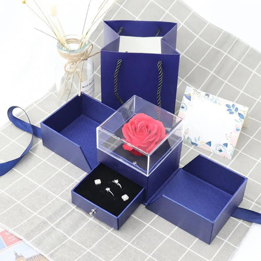 Fashion Simple Romantic Solid Color Unfading Dried Flower Design Ring Gift Craft Jewelry Display Holder Packing Box for Gift
Fashion Simple Romantic Solid Color Unfading Dried Flower Design Ring Gift Craft Jewelry Display Holder Packing Box for Gift