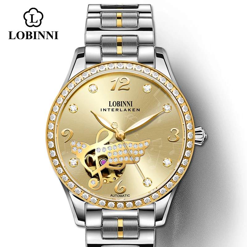 Фото Швейцария люксовый бренд Lobinni женские наручные часы модные - купить