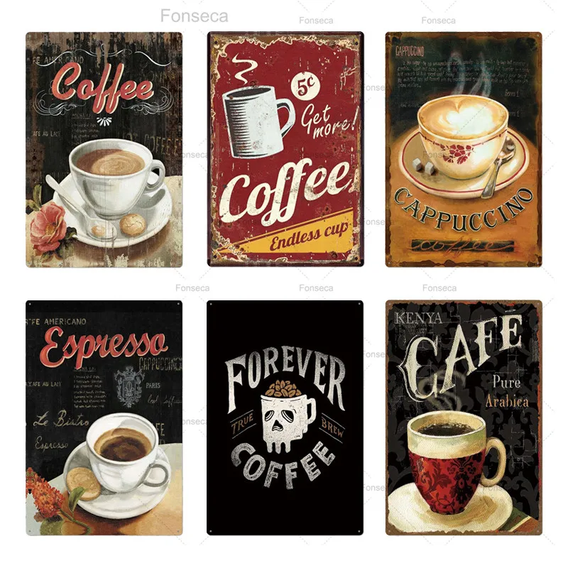 Coffee Tin Sign Vintage Metal Sign Plaque Metal Vintage Wall Decor For Kitchen Coffee Bar Cafe Retro Metal Posters Iron Painting
Coffee Tin Sign Vintage Metal Sign Plaque Metal Vintage Wall Decor For Kitchen Coffee Bar Cafe Retro Metal Posters Iron Painting