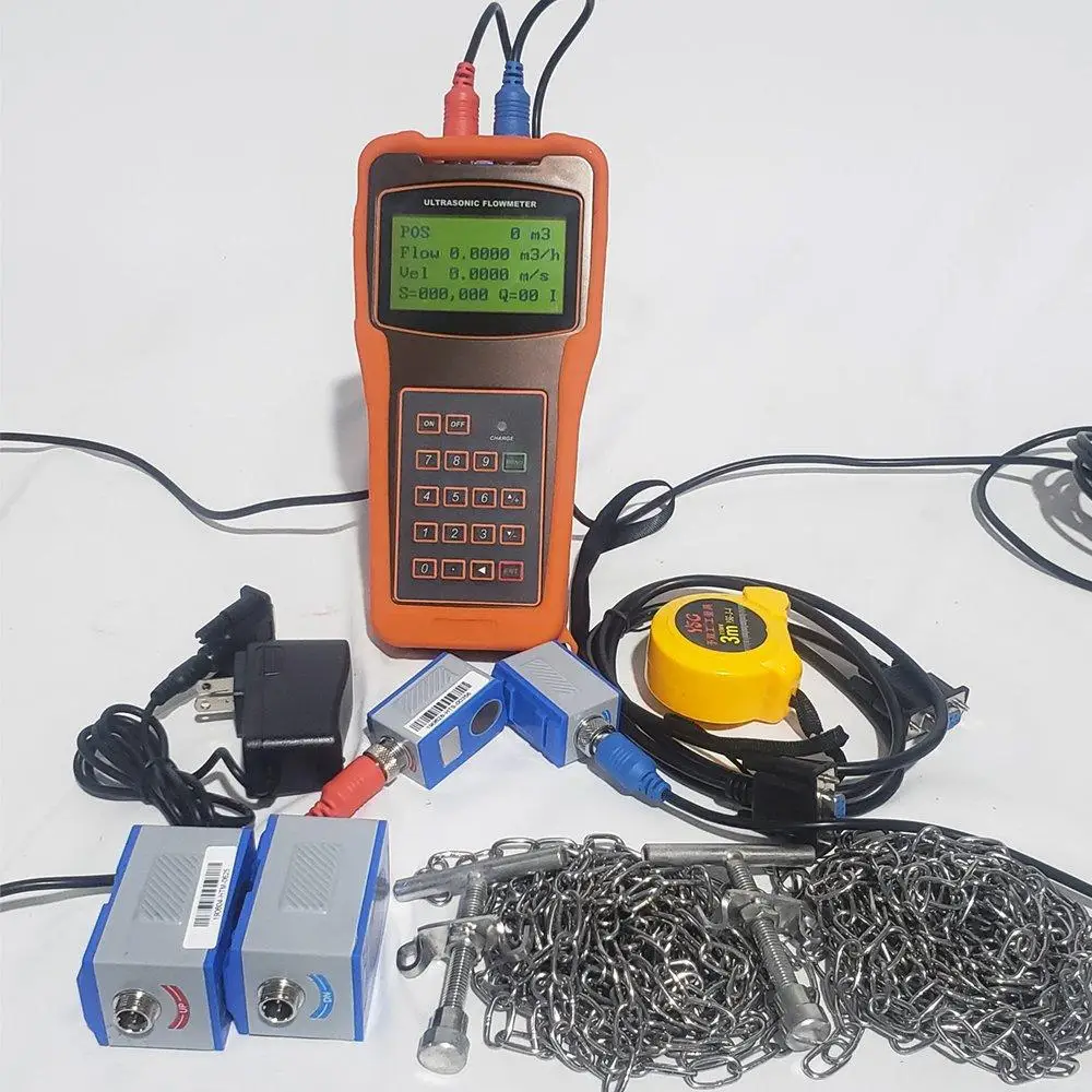 Portable Ultrasonic Water Flowmeter/ handheld clamp on Ultrasonic Flow Meter with high quality 
Portable Ultrasonic Water Flowmeter/ handheld clamp on Ultrasonic Flow Meter with high quality