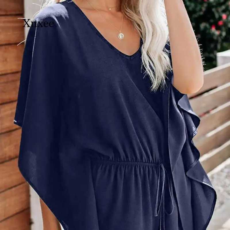 2021 Summer Monochrome Female Jumpsuit New Female V-Neck High Waist Loose Casual Jumpsuit Shorts
2021 Summer Monochrome Female Jumpsuit New Female V-Neck High Waist Loose Casual Jumpsuit Shorts