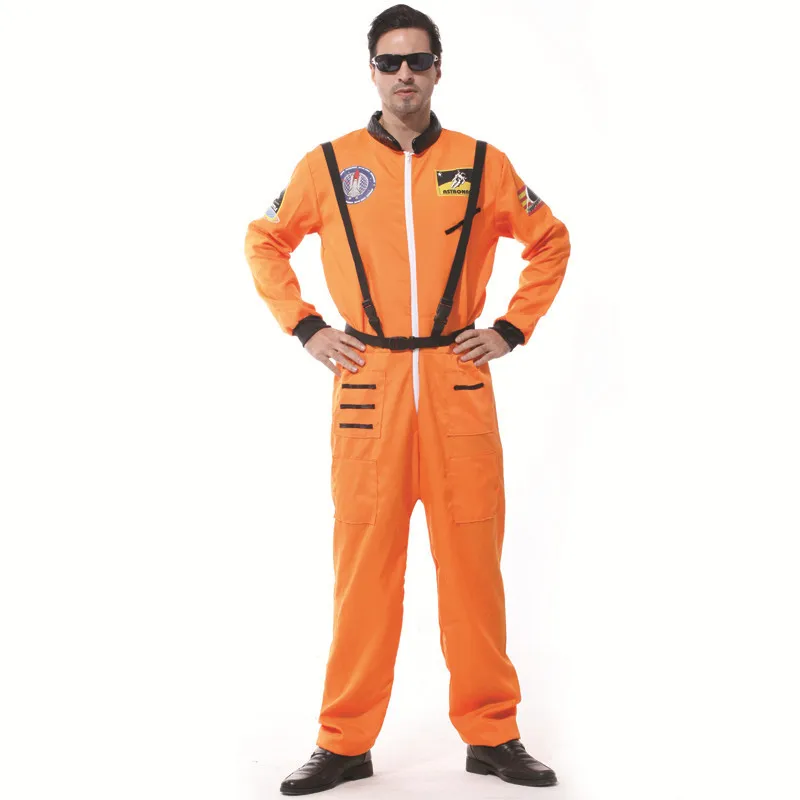 Adult Man Astronaut Space Suit Uniform Halloween Space Agency Officer Jumpsuit Costume
Adult Man Astronaut Space Suit Uniform Halloween Space Agency Officer Jumpsuit Costume