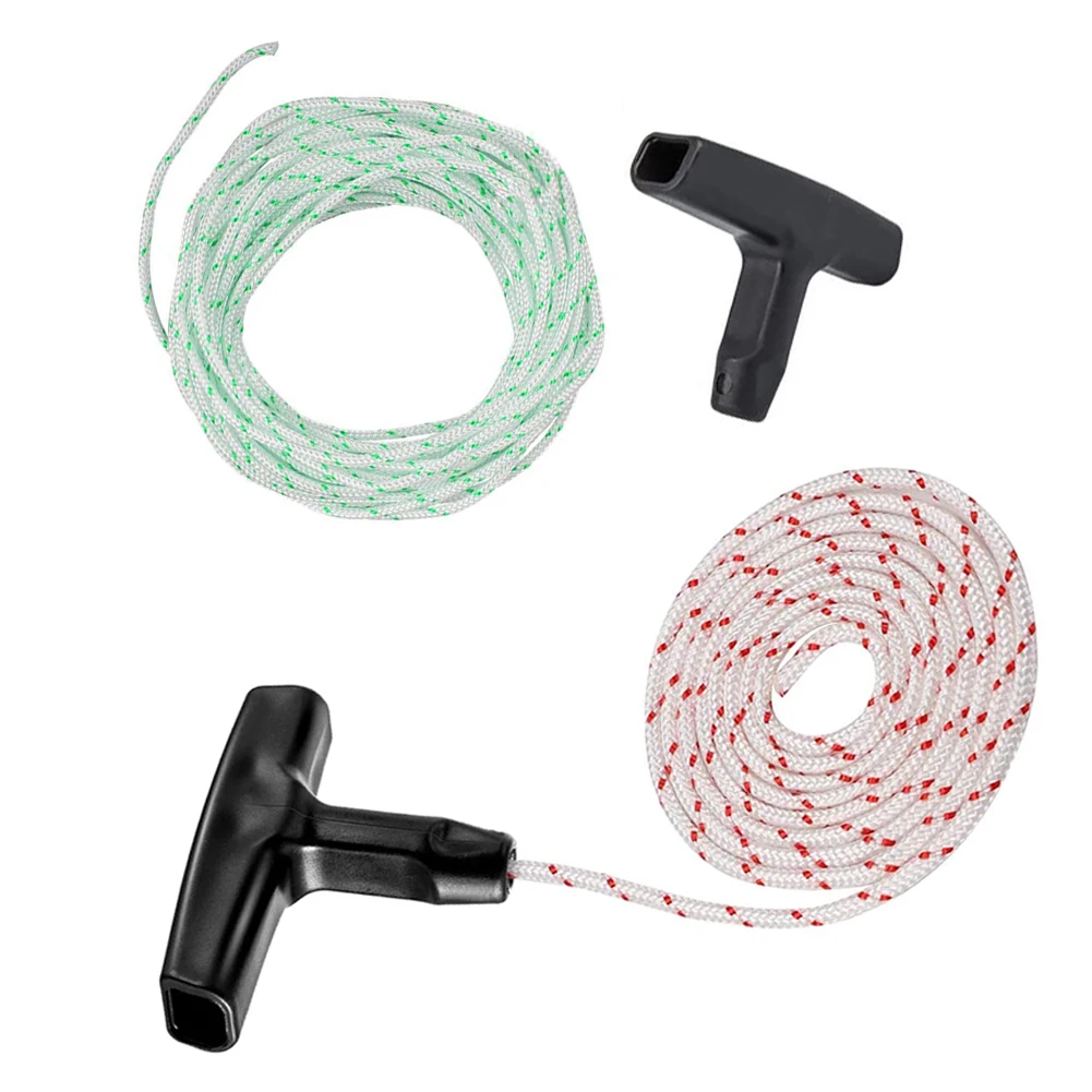 3M Recoil Starter Handle with Rope 4mm Diameter Starter Handle Pull Cord for Chainsaw String Trimmer Cord Lawn Mower Parts
3M Recoil Starter Handle with Rope 4mm Diameter Starter Handle Pull Cord for Chainsaw String Trimmer Cord Lawn Mower Parts