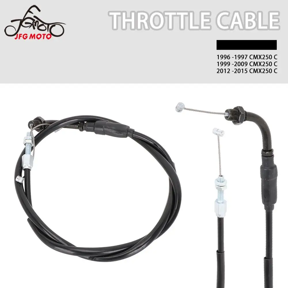 Motorcycle Throttle Cable For HONDA CMX250 C CMX 250C CMX-250 1996-1997 1999-2009 2012 2013 2014 2015
Motorcycle Throttle Cable For HONDA CMX250 C CMX 250C CMX-250 1996-1997 1999-2009 2012 2013 2014 2015