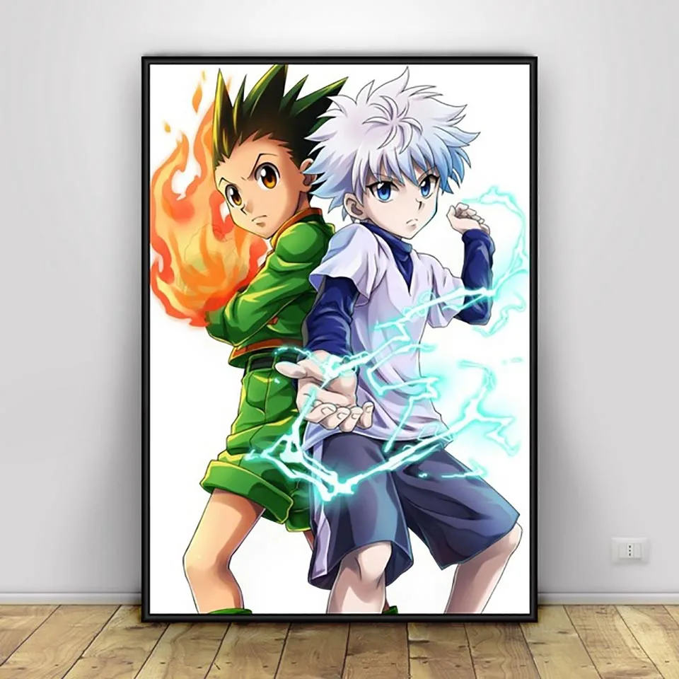 

HD Canvas Painting Aesthetic Poster Wall Art HUNTER X HUNTER Anime Poster Scandinavian Home Decor Canvas Painting For Bedroom