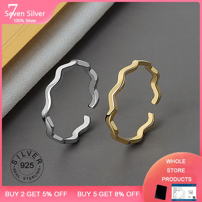 925 Sterling Silver Vintage curve line Opening Rings for Women Couples Engagement Ring Jewelry Gifts 
925 Sterling Silver Vintage curve line Opening Rings for Women Couples Engagement Ring Jewelry Gifts