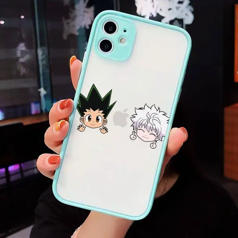 Hunter x hunter anime luxury design Phone Case shell matte transparent For iphone 7 8 11 12 plus mini x xs xr pro max cover
Hunter x hunter anime luxury design Phone Case shell matte transparent For iphone 7 8 11 12 plus mini x xs xr pro max cover