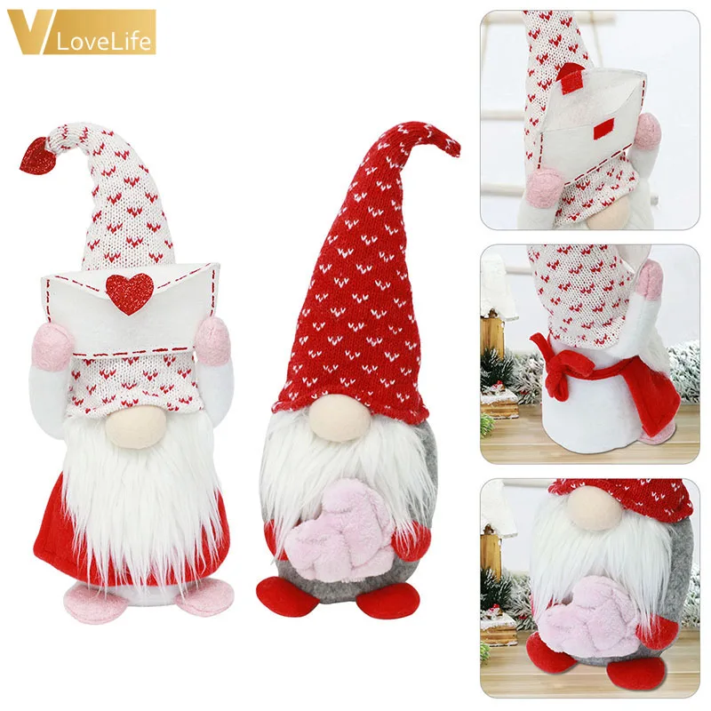 Gnome Plush Doll Red Heart White Envelop Faceless Doll Gifts For Valentine's Decor Holiday Party Decor Wedding Table Decoration
Gnome Plush Doll Red Heart White Envelop Faceless Doll Gifts For Valentine's Decor Holiday Party Decor Wedding Table Decoration