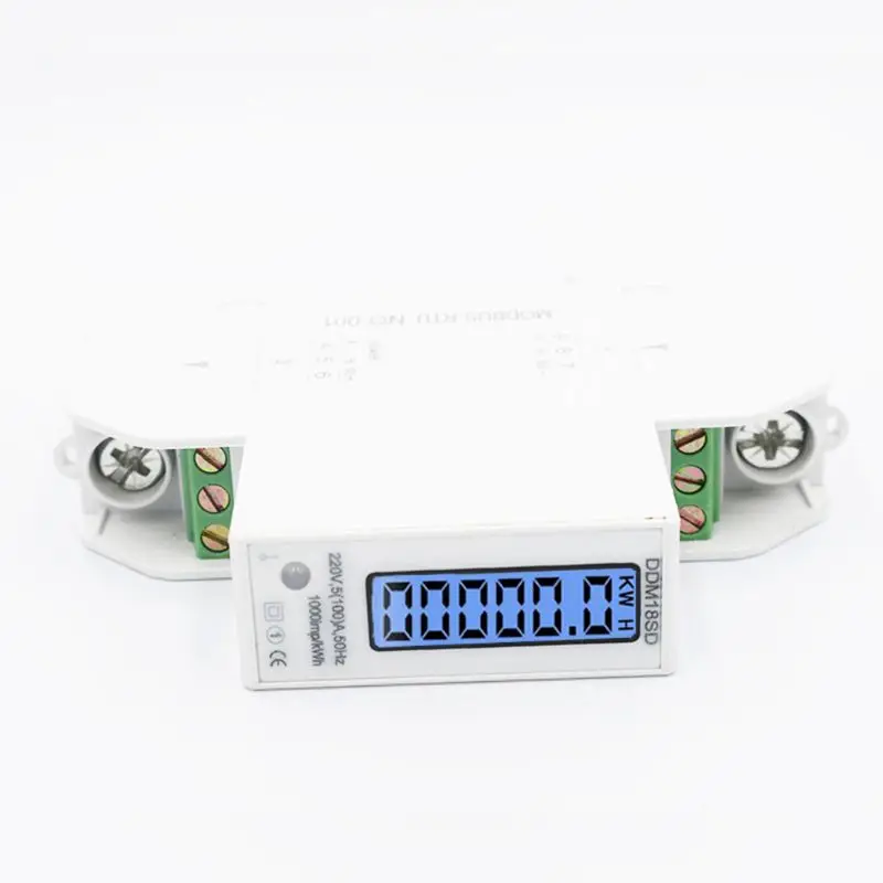 5(100A) Электрический однофазный Din рейка RS485 Modbus RTU измеритель мощности|Измерители