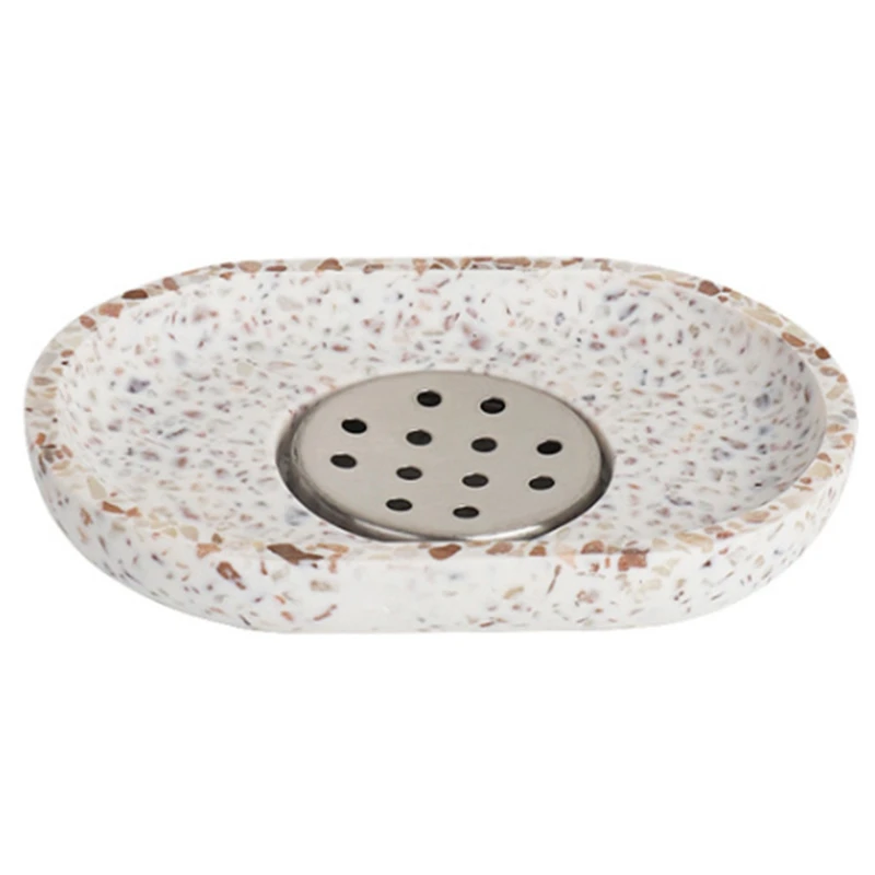 Мыльница Terrazzo, овальная мыльница, креативная сушилка, аксессуары для ванной комнаты, предметы домашнего обихода
Мыльница Terrazzo, овальная мыльница, креативная сушилка, аксессуары для ванной комнаты, предметы домашнего обихода