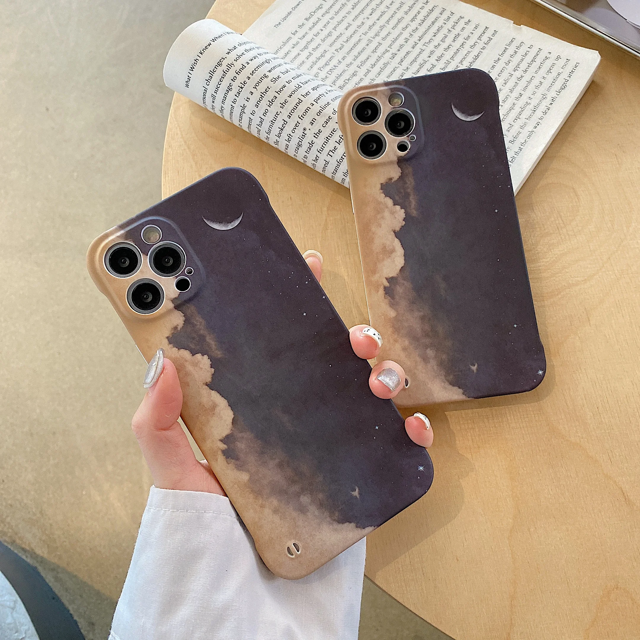 moskado PC Clouds Moon Starry Sky Phone Case for iPhone 11 12 13 Pro Max X XS Max XR 7 8 Plus Mobile Phone Protective Soft Cover
moskado PC Clouds Moon Starry Sky Phone Case for iPhone 11 12 13 Pro Max X XS Max XR 7 8 Plus Mobile Phone Protective Soft Cover