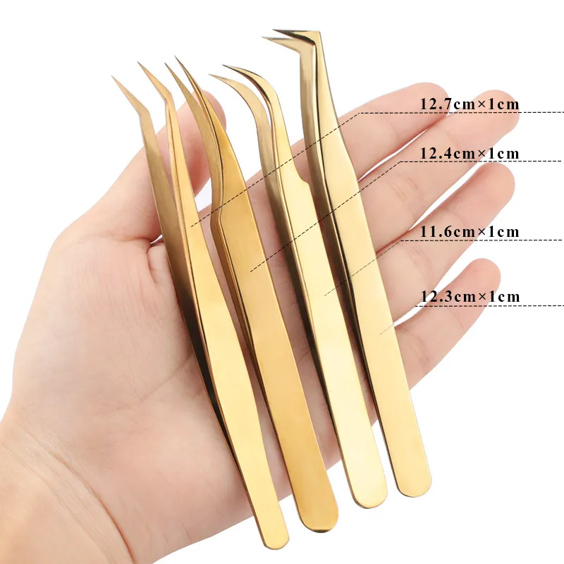 Professional Stainless Steel Eyelashes Tweezers High Precision Anti-static Eyebrow Tweezers Makeup Tools for Eyelash Extensions
Professional Stainless Steel Eyelashes Tweezers High Precision Anti-static Eyebrow Tweezers Makeup Tools for Eyelash Extensions