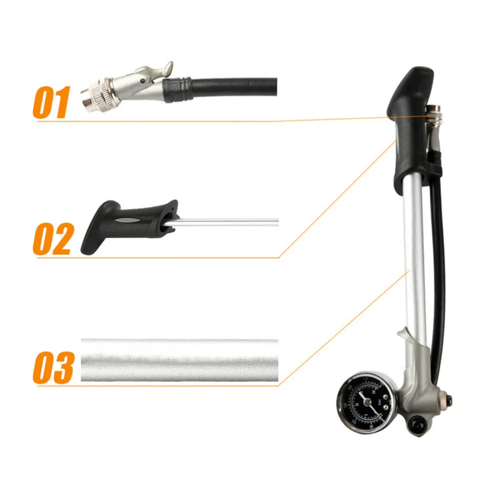 Bike Air Supply Pump High Pressure Inflation Mini Frame to Floor Pump 
Bike Air Supply Pump High Pressure Inflation Mini Frame to Floor Pump