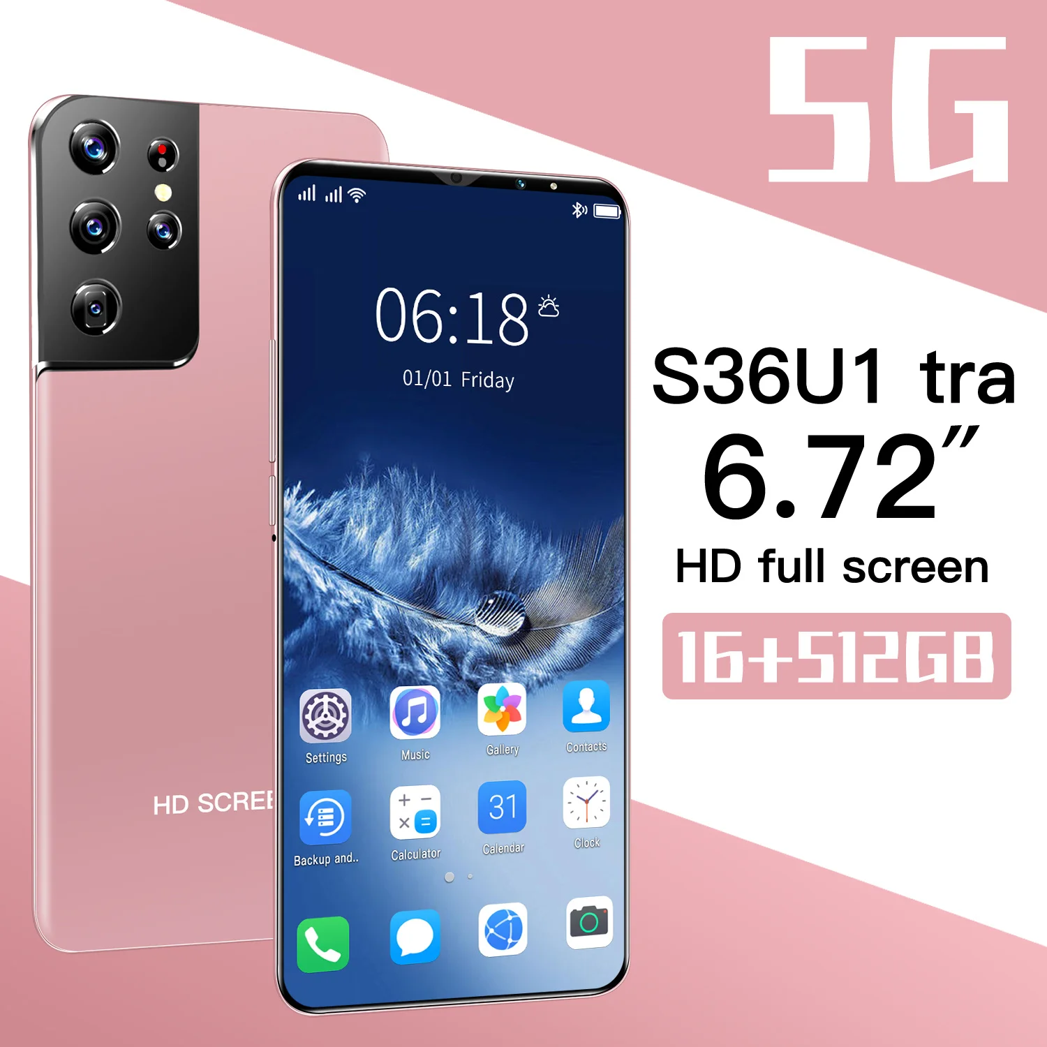 Global Version Smartphone S36ultra 6.72Inch Andriod11 MobilePhone Full Screen 8+256GB 6800mah Battey 32+50MP Camera 5G CellPhone
Global Version Smartphone S36ultra 6.72Inch Andriod11 MobilePhone Full Screen 8+256GB 6800mah Battey 32+50MP Camera 5G CellPhone