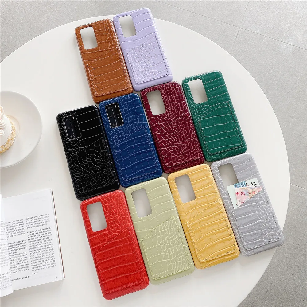 Crocodile skin leather phone case For HUAWEI P30 P40 PRO Mate30 Nova7 PRO SE purse back cover With Card slot phone shell 
Crocodile skin leather phone case For HUAWEI P30 P40 PRO Mate30 Nova7 PRO SE purse back cover With Card slot phone shell