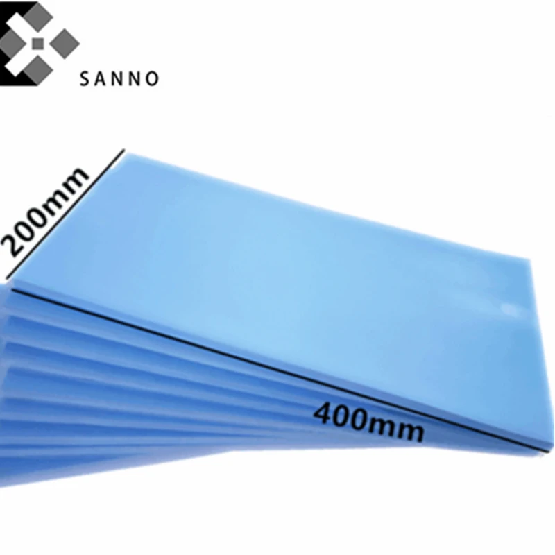 3.0W Thermal-conductive silicone gasket silica-gel sheet 200x400x0.5~10mm thickness heat dissipation soft silicon plate for CPU
3.0W Thermal-conductive silicone gasket silica-gel sheet 200x400x0.5~10mm thickness heat dissipation soft silicon plate for CPU