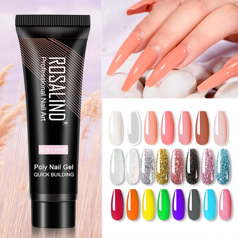 ROSALIND Poly Nail Gel Acrylic Builder Gel Pink White Clear Art Accessories All For Manicure Gel Nail Art Design Extension New
ROSALIND Poly Nail Gel Acrylic Builder Gel Pink White Clear Art Accessories All For Manicure Gel Nail Art Design Extension New