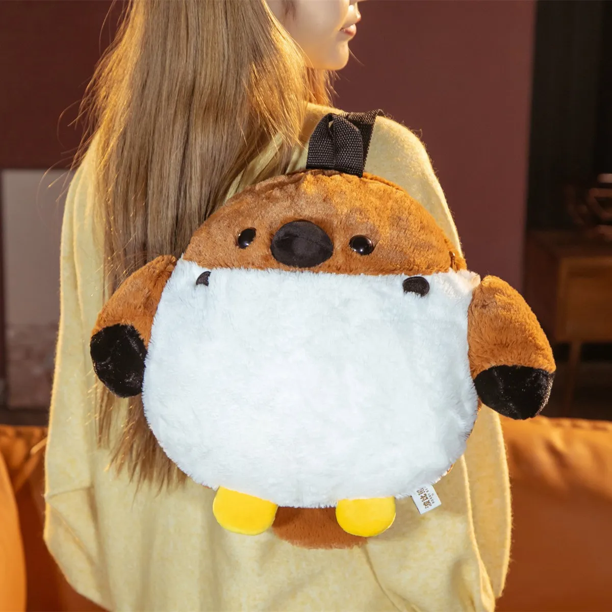 Cartoon Real Life Sparrow Backpack Plush Toy Lifelike Animal Crow Soft Doll Knapsack Lovely Furry Toys Creative Gift For Kids
Cartoon Real Life Sparrow Backpack Plush Toy Lifelike Animal Crow Soft Doll Knapsack Lovely Furry Toys Creative Gift For Kids