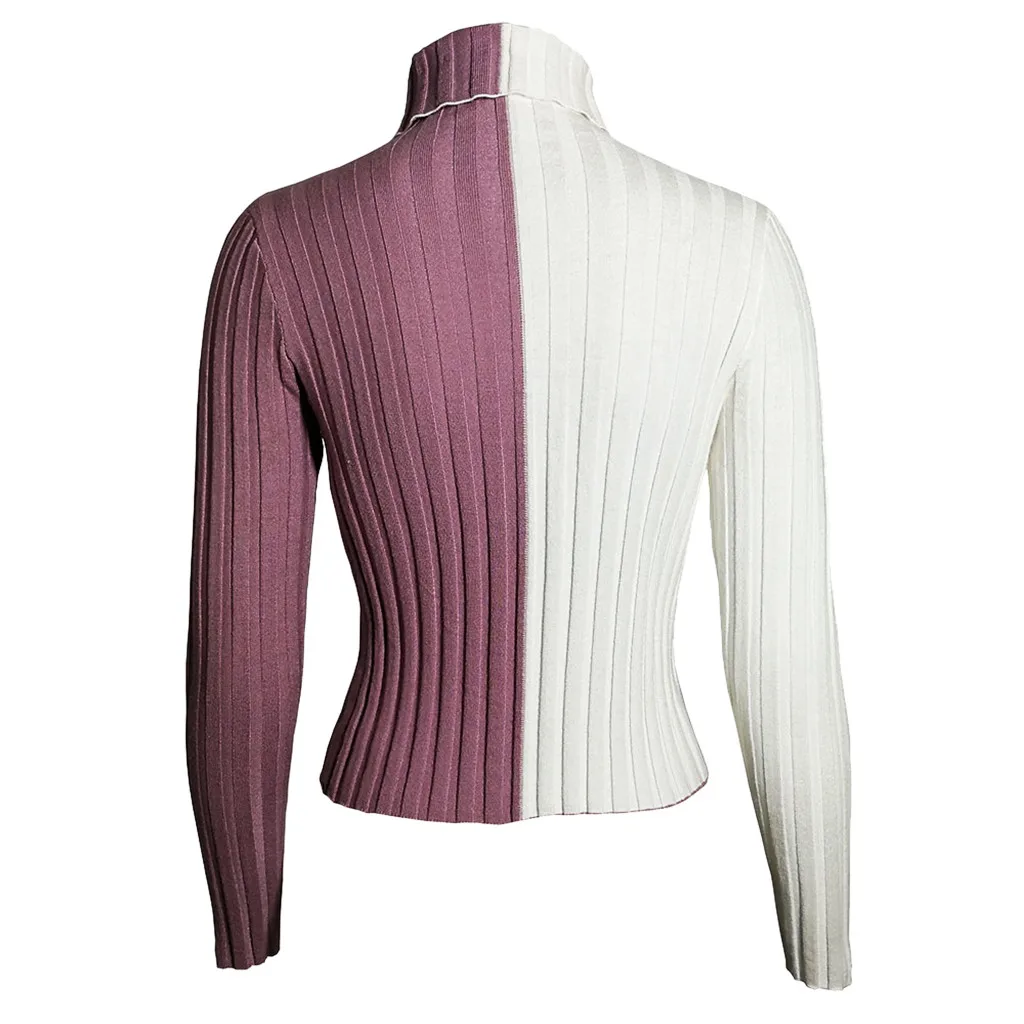 Sweater Patchwork women's turtleneck wramsweaters and pullovers autumn knitting clothes skinny sexy cropped lady's sweater #3
Sweater Patchwork women's turtleneck wramsweaters and pullovers autumn knitting clothes skinny sexy cropped lady's sweater #3