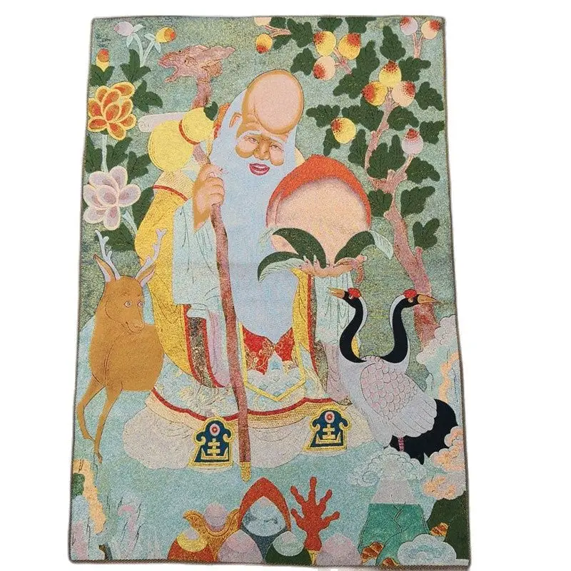 Картина из парчи с рисунком Thangka, показывает долговечность, портрет звезды
Картина из парчи с рисунком Thangka, показывает долговечность, портрет звезды