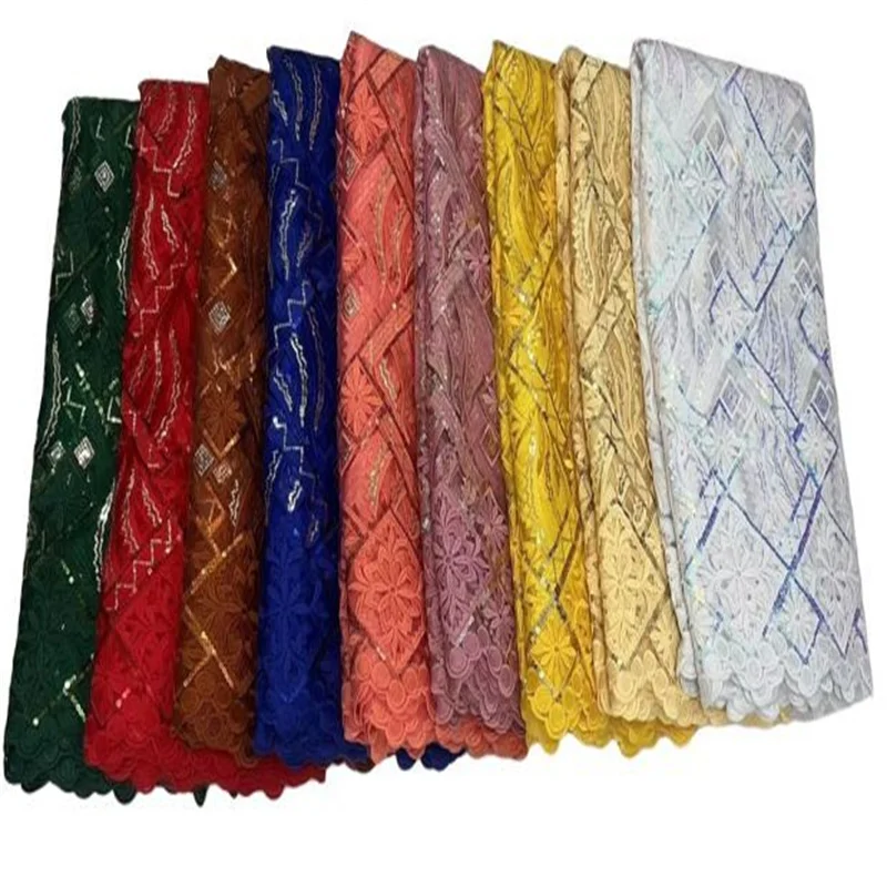 White Sequin French Milk Silk Lace Fabric 2022 Yellow High Quality African Lace Fabric Mesh Nigerian Lace Fabric For Wedding
White Sequin French Milk Silk Lace Fabric 2022 Yellow High Quality African Lace Fabric Mesh Nigerian Lace Fabric For Wedding